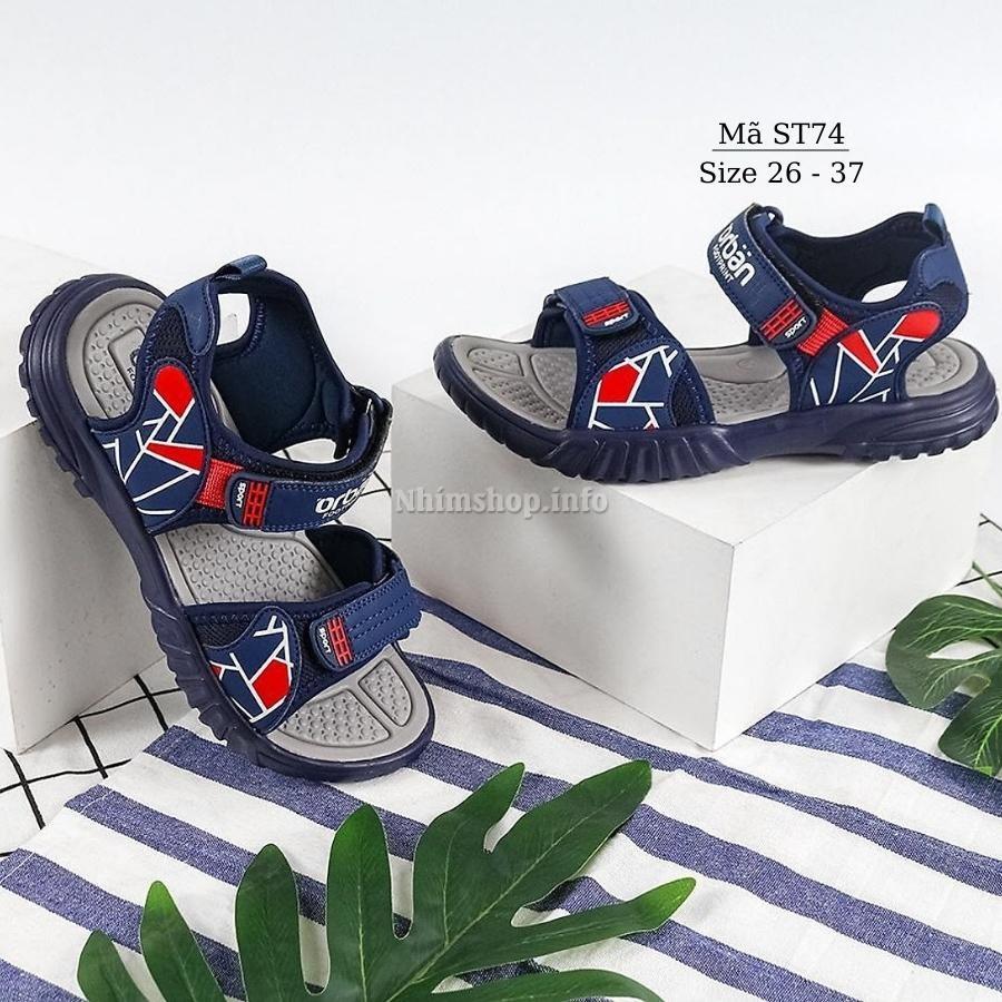 Sandal bé trai Urban xuất khẩu cao cấp dép quai hậu khỏe khoắn và năng động cho trẻ em 3 - 12 tuổi đi học đi biển ST74