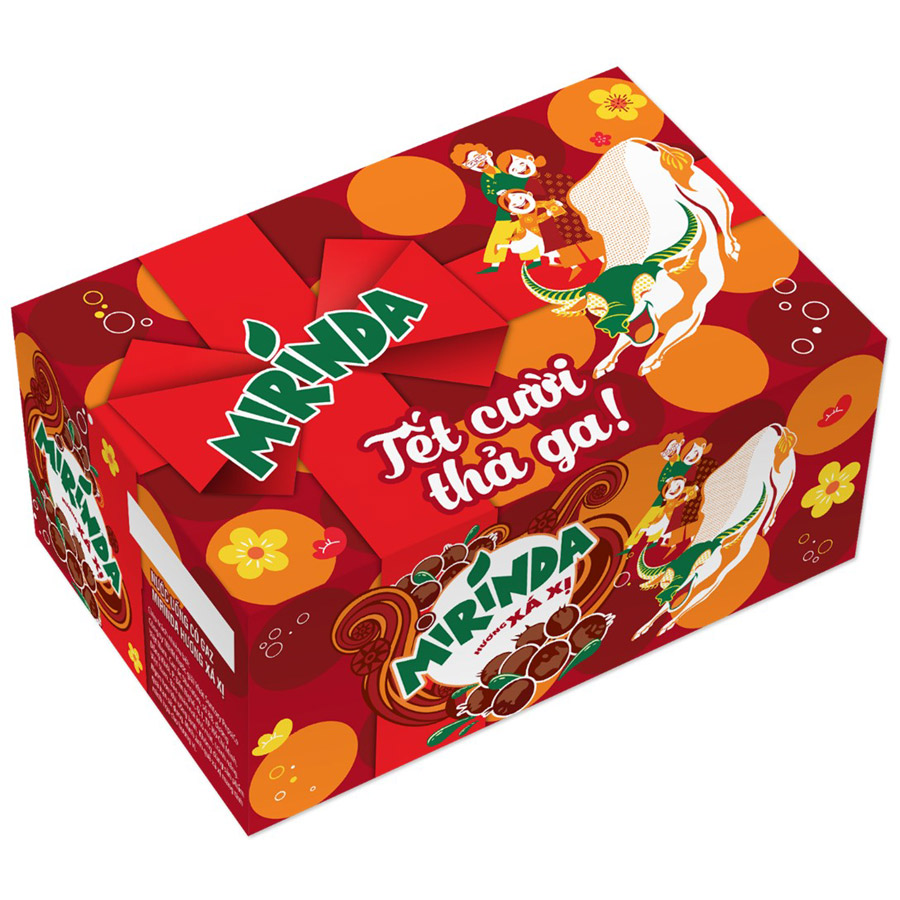 Nước Ngọt Mirinda Xá Xị 330ml Thùng 24 Lon