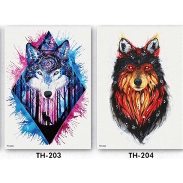 HÌNH XĂM DÁN KÍN LƯNG - SET HÌNH XĂM GIẢ TATOO