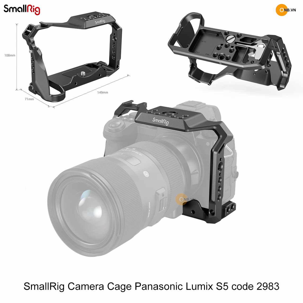 SmallRig Camera Cage Pana-sonic Lumix S5 Code 2983