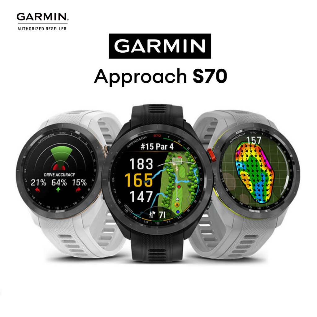 Đồng hồ thông minh Garmin Approach S70 (42mm/47mm) - Hàng chính hãng