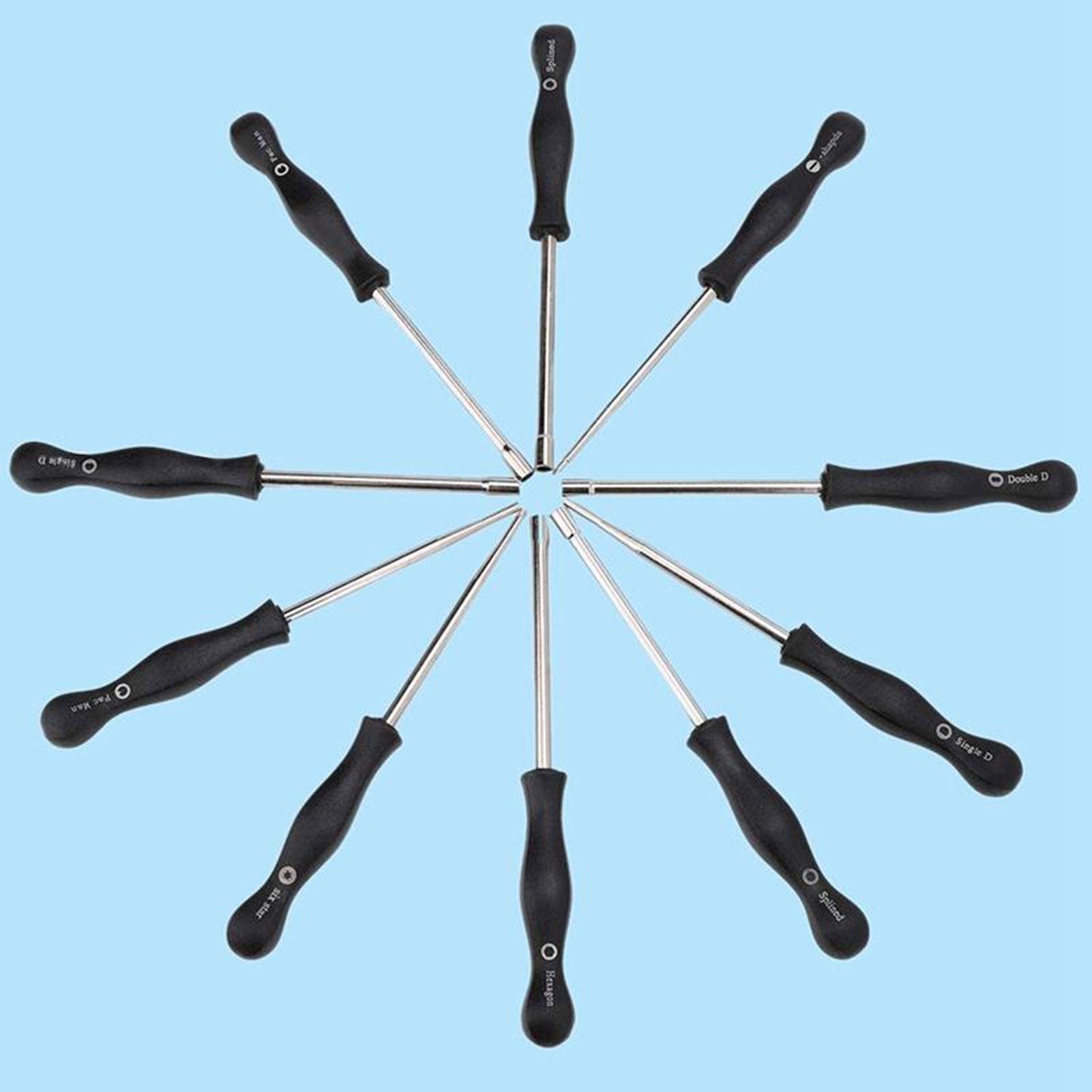 10Pcs Carburetor Adjustment Tool Kit, Carb Adjustment Screwdriver Tool with Carburetor Cleaning Brush, Ignition Spark