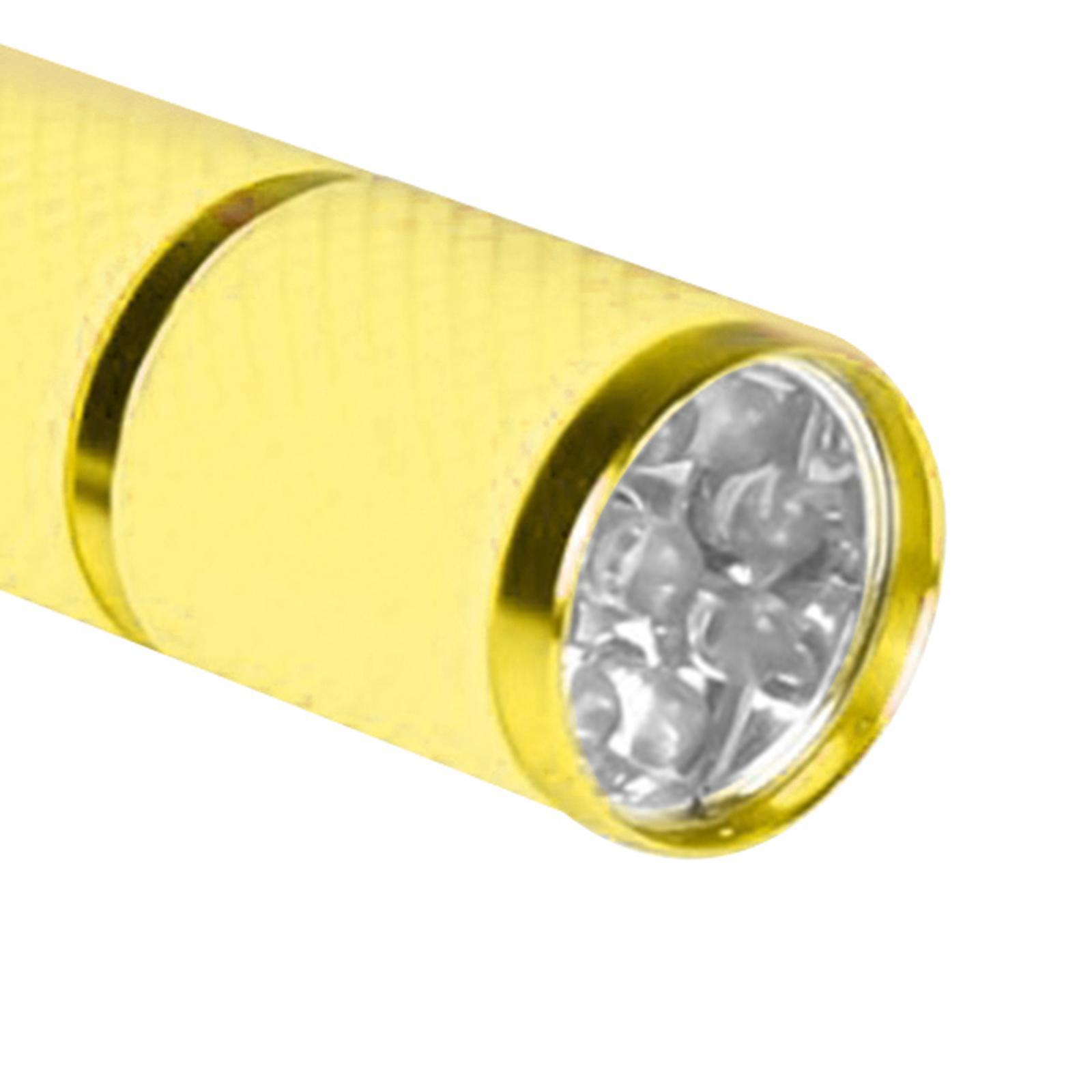 Portable Handheld flashlights 9 LED Aluminum Diameter 2.5cm Length 9cm