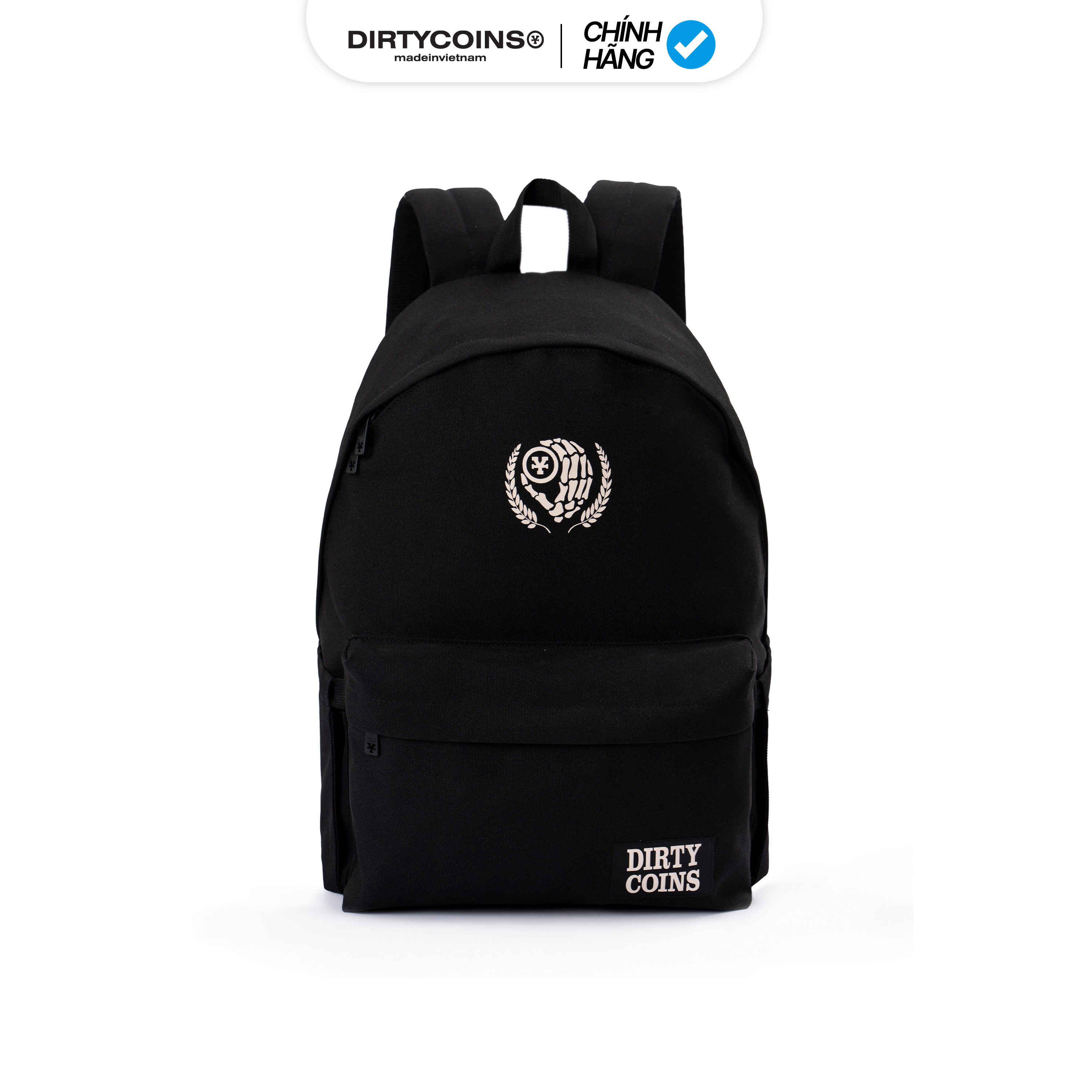 Balô DirtyCoins Wreath Leaf Logo Backpack - Black