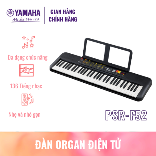 Đàn Organ (keyboard) Điện Tử Yamaha PSR-F52