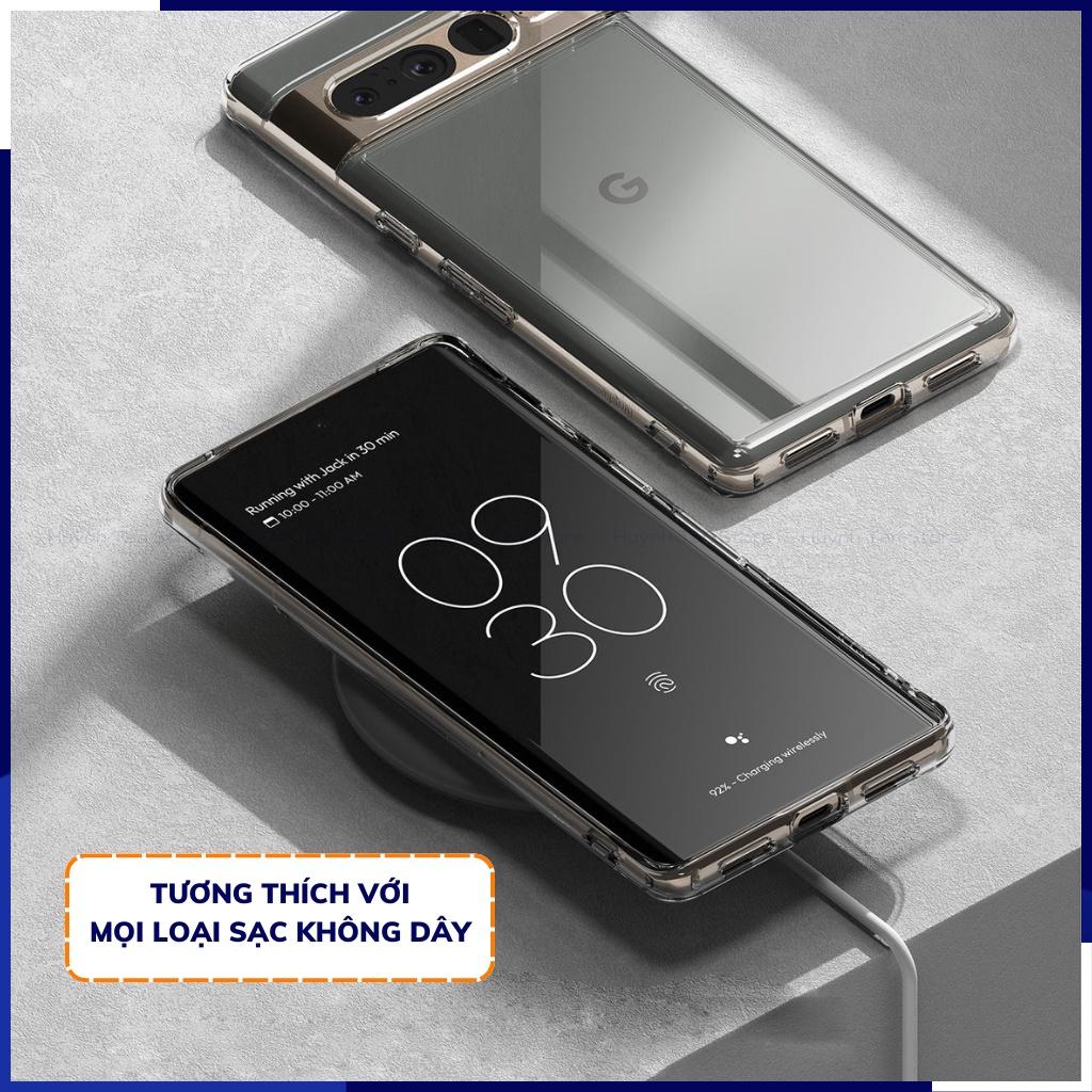 Ốp lưng pixel 7 pro RINGKE chính hãng trong suốt chống sốc FUSION X chống ố vàng phụ kiện điện thoại huỳnh tân store - Hàng nhập khẩu