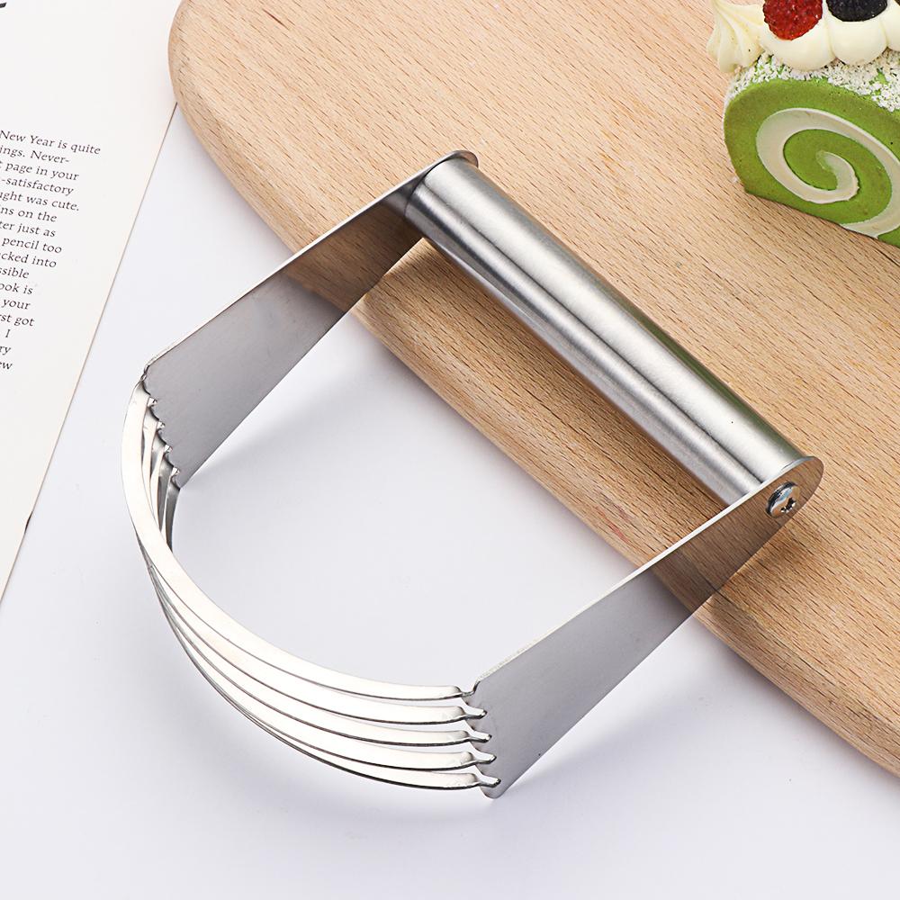 Lontime Stainless Steel Handle Dough Blender Whisk Eggs Mixer Tool Bakeware