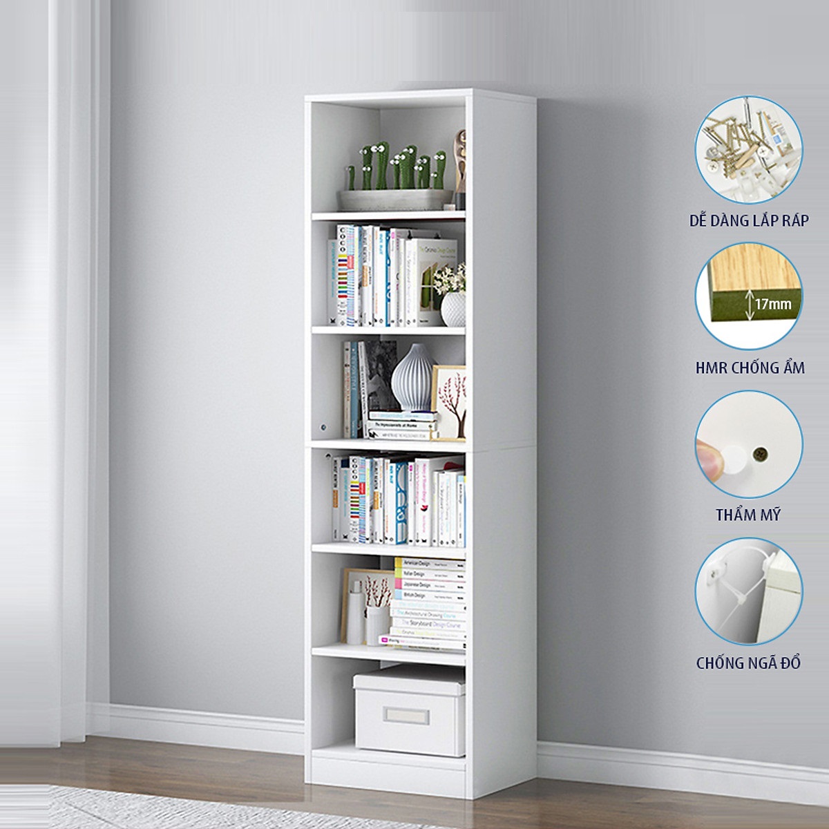 Kệ Sách Để Sàn Gỗ Chống Ẩm Cao Cấp