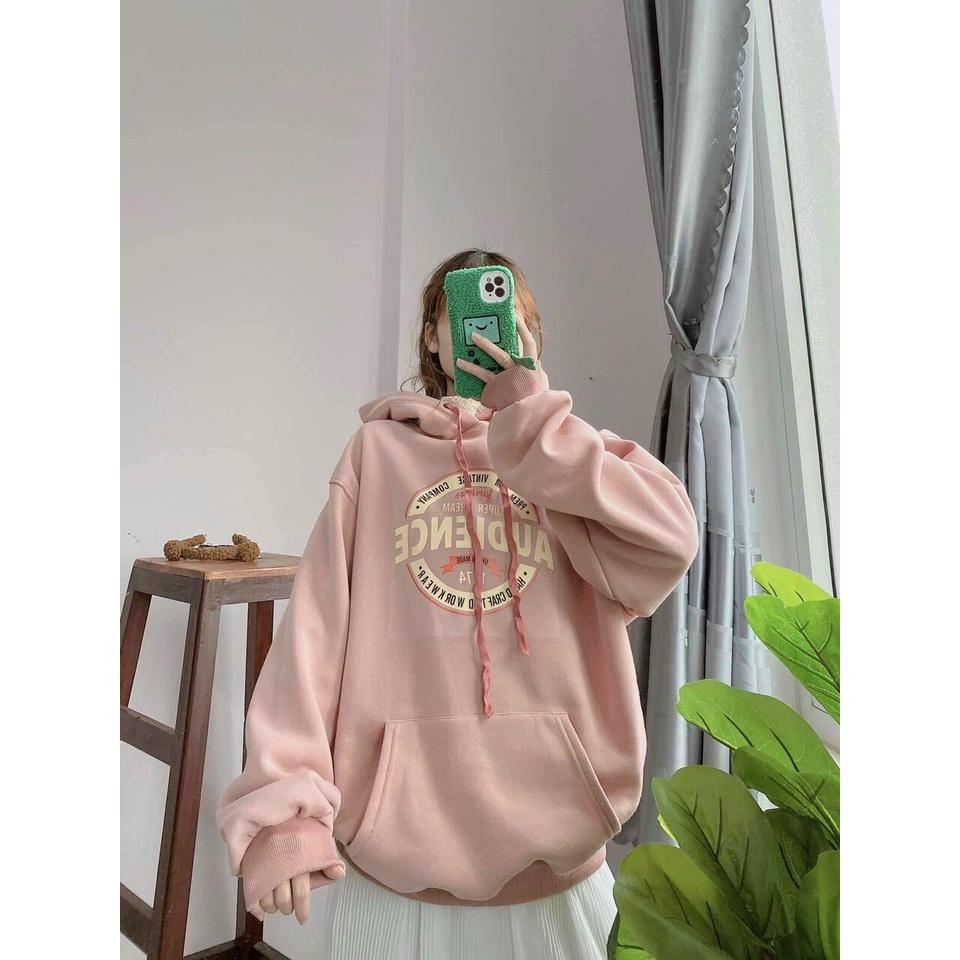 ÁO HOODIE NÓN TÚI THỜI TRANG NAM NỮ IN HÌNH AUDIENCE NHIỀU MÀU