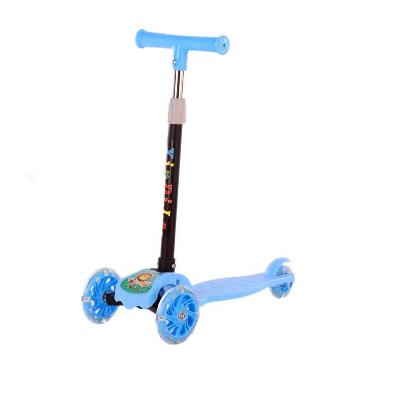 Xe trượt Scooter 3 bánh có bánh xe phát sáng (XE TRƯỢT SCOOTER (NHỰA) THĂNG BẰNG 3 BÁNH PHÁT SÁNG MẪU MỚI 2021 )1180