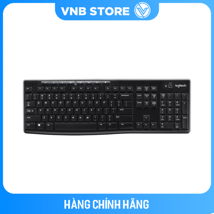 Bàn phím không dây Logitech K270 - Hàng chính hãng