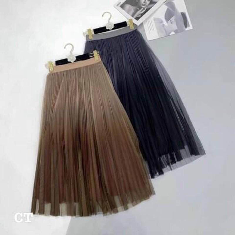 Chân váy lưới 2 màu hàng quảng châu