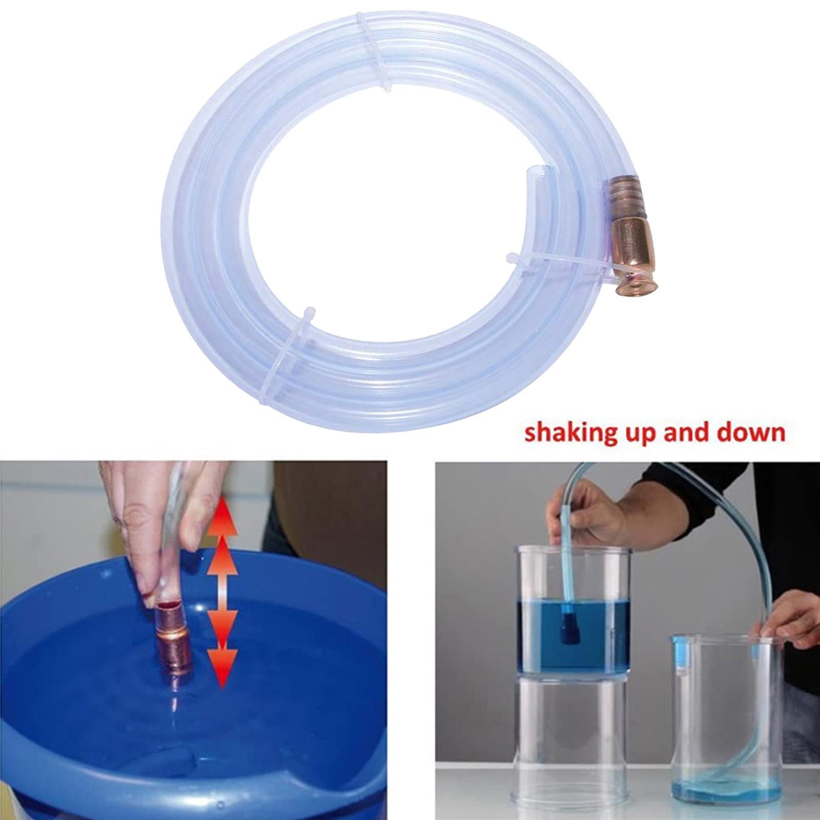 Transparent Siphon Hose 3/4 inch Length 9.9ft for Gasoline Gas Transfer