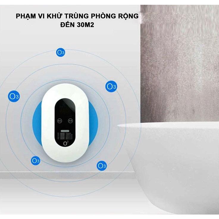 Máy lọc không khí mini ozone ion âm 5 chế độ khử mùi hôi nhà vệ sinh toilet nhà bếp phòng ngủ mùi chó mèo