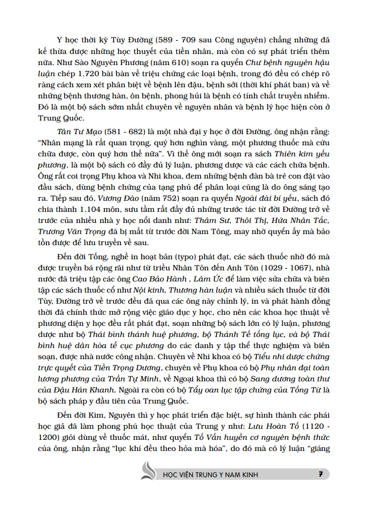 Sách Trung Y Học Khái Luận (Quyển Thượng)