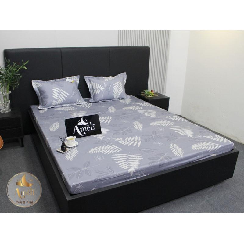 Ga Chun Hàn Quốc 2mx2m2 Ga Mỏng Kèm 2 Vỏ Gối Trần Bông
