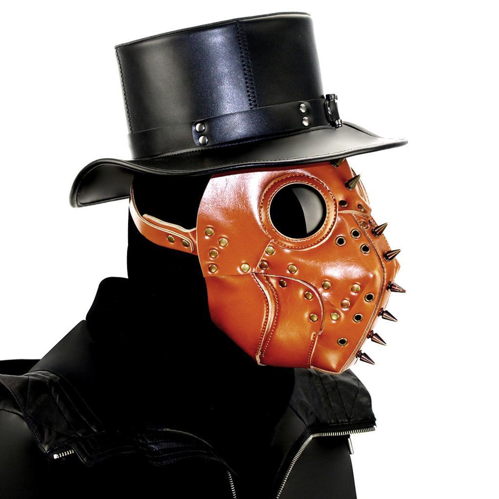 Gothic Steampunk Plague Head Mask Halloween Cosplay Party Props