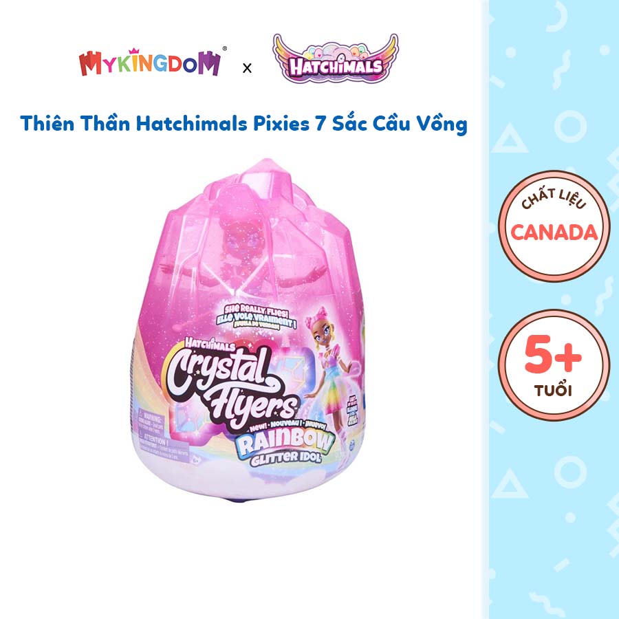 Đồ Chơi HATCHIMALS Thiên Thần Bay Hatchimals Pixies Bảy Sắc Cầu Vồng 6064936