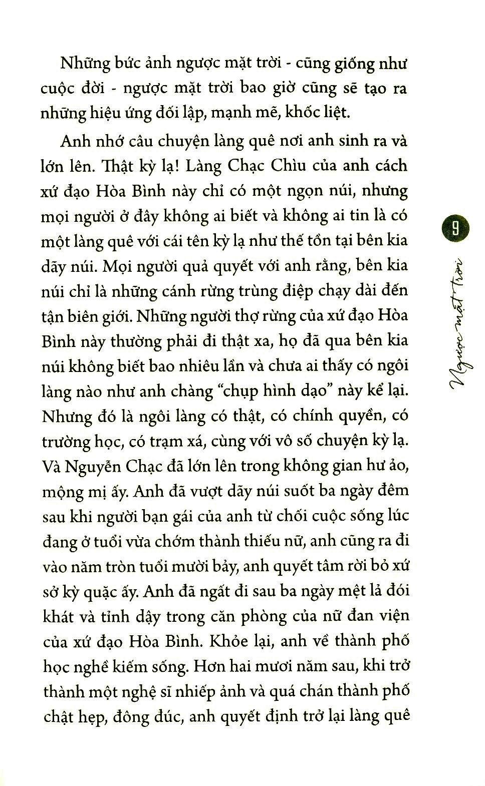 Ngược Mặt Trời