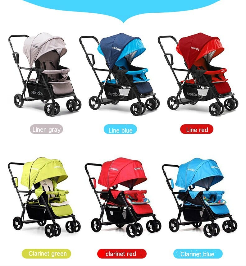 Xe Đẩy Đôi Seebaby T12 Hàng chính hãng