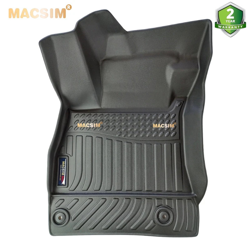 Thảm lót sàn xe ô tô Nissan Sentra - Bluebird sylphy 2022+ (sd) chất liệu TPE thương hiệu Macsim màu đen