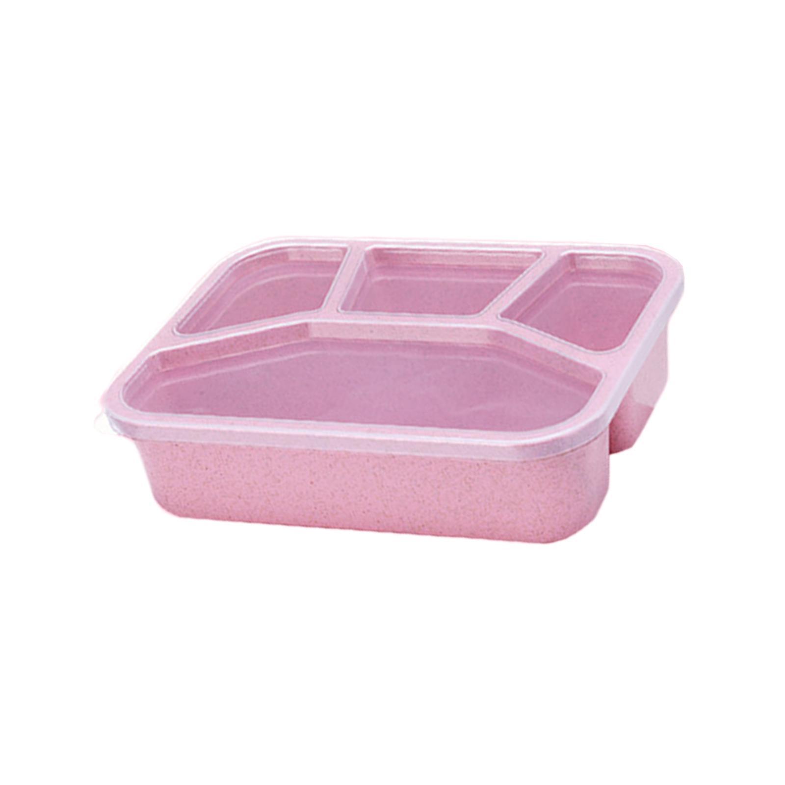 Bento Lunch Box Leakproof Lid Reusable Snack Food Container for Home Kitchen