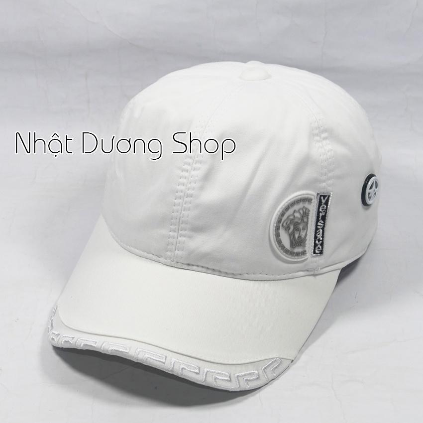Mũ lưỡi trai ,Nón kết VE.RSA.CE thêu mặt da bên hông đẹp sang trọng phù hợp cho cả nam và nữ yêu thích nón xịn.