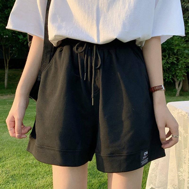 Quần Đùi Unisex Dáng Hàn Mùa Hè Siêu Mát  Quần Short Ống Rộng Cực Dễ Mix Đồ 2 Màu