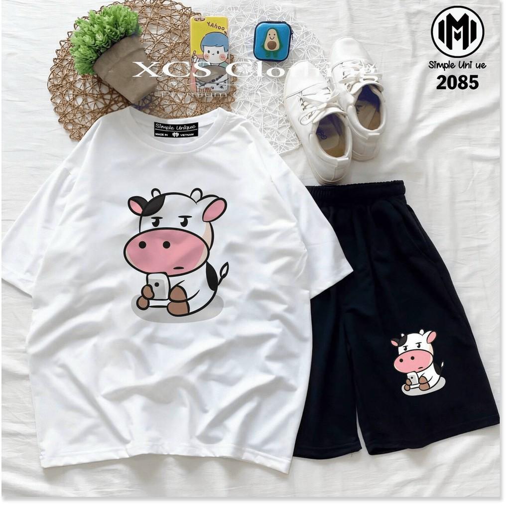 SET BỘ THUN COTTON NỮ XINH XẮN,THIẾT KẾ HỌA TIẾT HỢP THỜI TRANG MÙA HÈ,ĐẶC BIỆT LÀ CHẤT LIỆU VÃI THOÁNG MÁT LANA FASHION