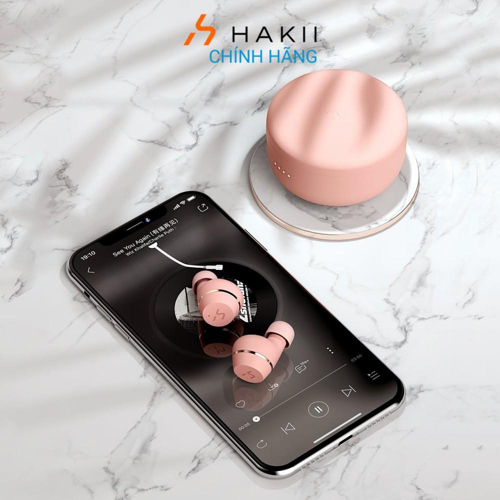 Tai nghe True Wireless Hakii Moon - Hàng chính hãng | Bluetooth 5.0, chống nước IPX5, thiết kế cho phái đẹp