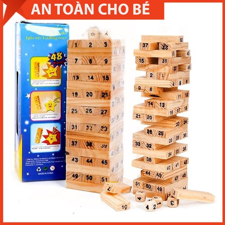 Đồ Chơi Rút Gỗ 54 Thanh Wish Toy Loại Nhỏ