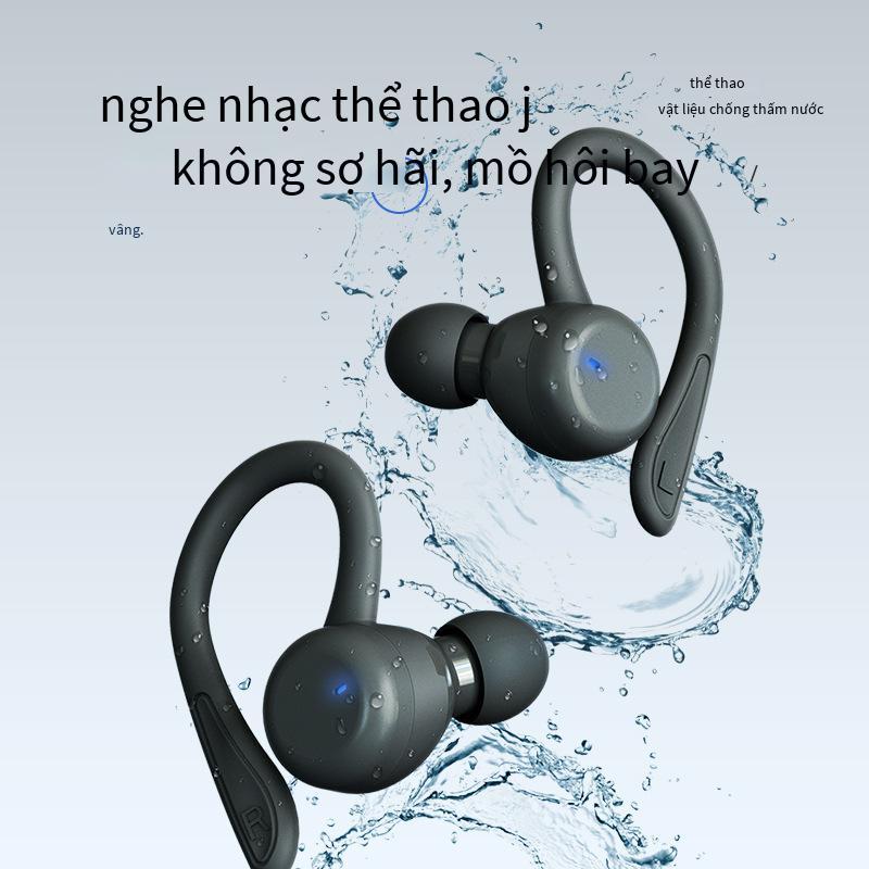 Khuyến mại tai nghe Bluetooth dung lượng lớn móc tai thể thao mới chạy chống nước tws trong tai tai nghe không dây thực sự T40