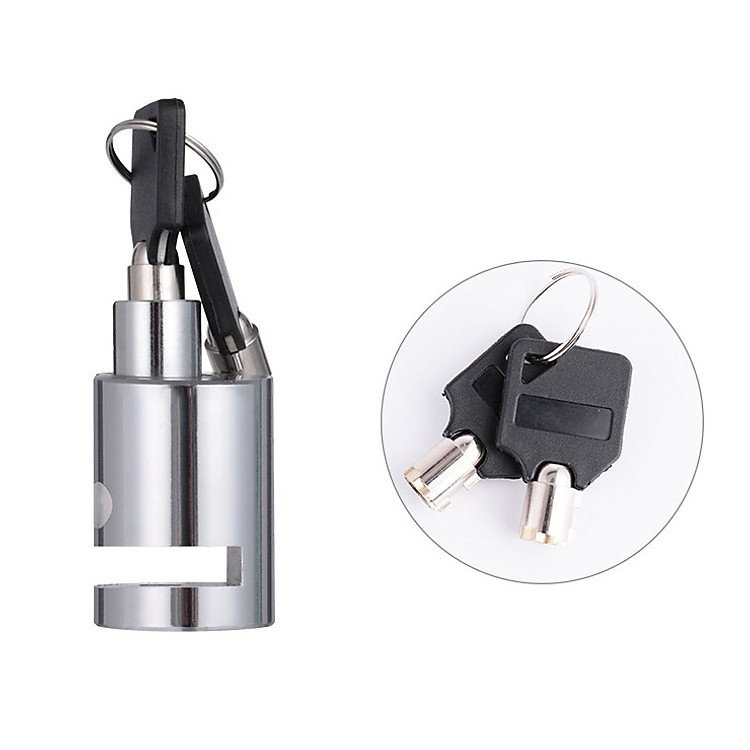 Ổ Khóa Phanh Đĩa, Xe Máy Chống Trộm Chất Liệu Thép Nguyên Khối Kèm 2 Chìa Khóa