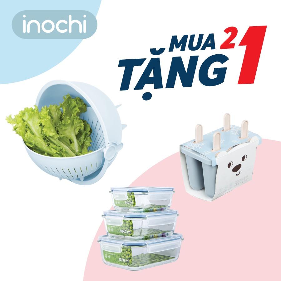 Hộp thủy tinh đựng thực phẩm (tròn, vuông, chữ nhật) chính hãng INOCHI - Tiêu chuẩn nhật bản.