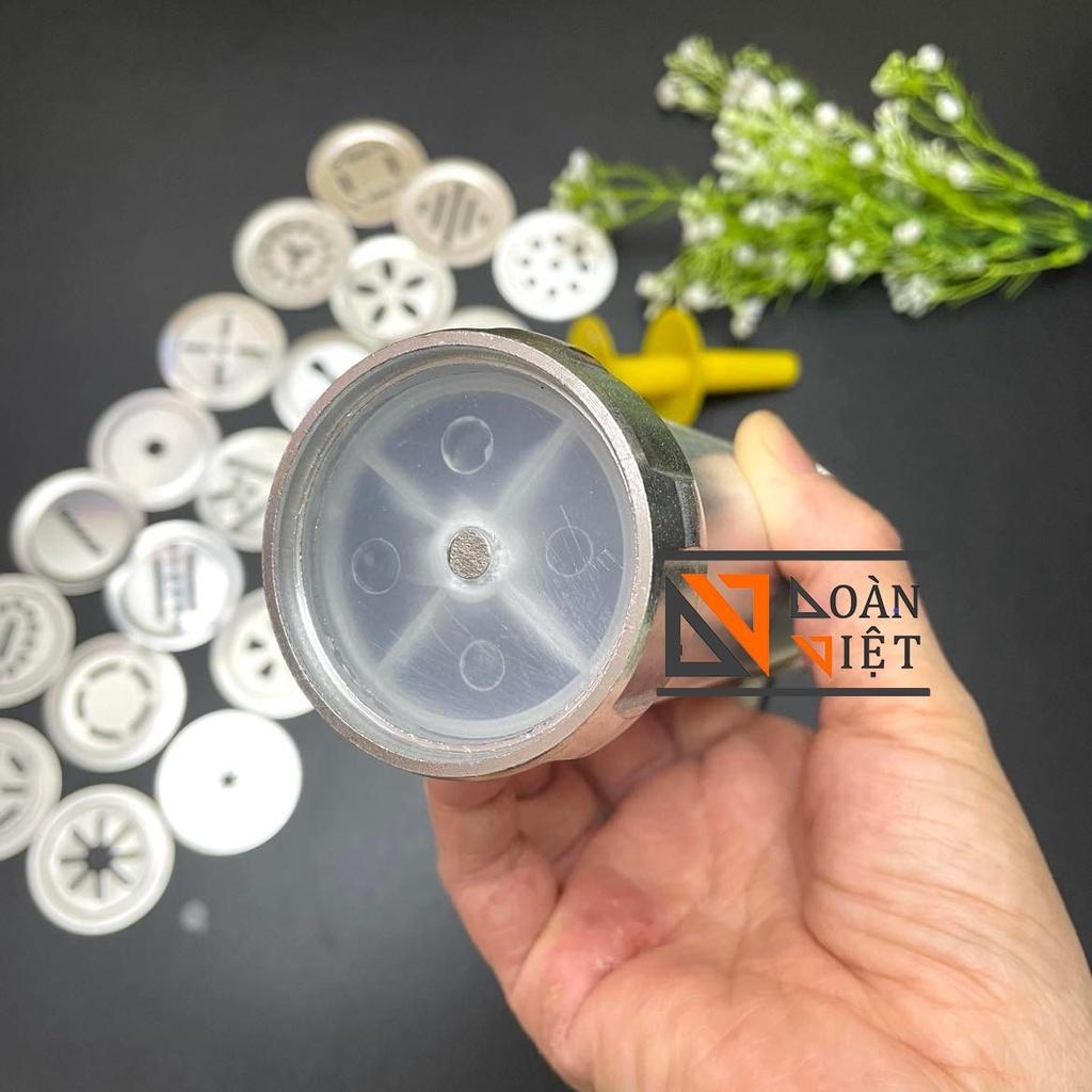 Dụng cụ tạo hình BÁNH COOKIES, KHUÔN NHẤN BÁNH QUY - INOX. Dụng cụ làm bánh chuyên nghiệp