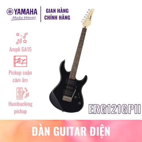 Bộ đàn Guitar điện YAMAHA ERG121GPII gồm 8 chi tiết - Trọn bộ bạn cần cho buổi biễu diễn trực tiếp, sản phẩm chính hãng