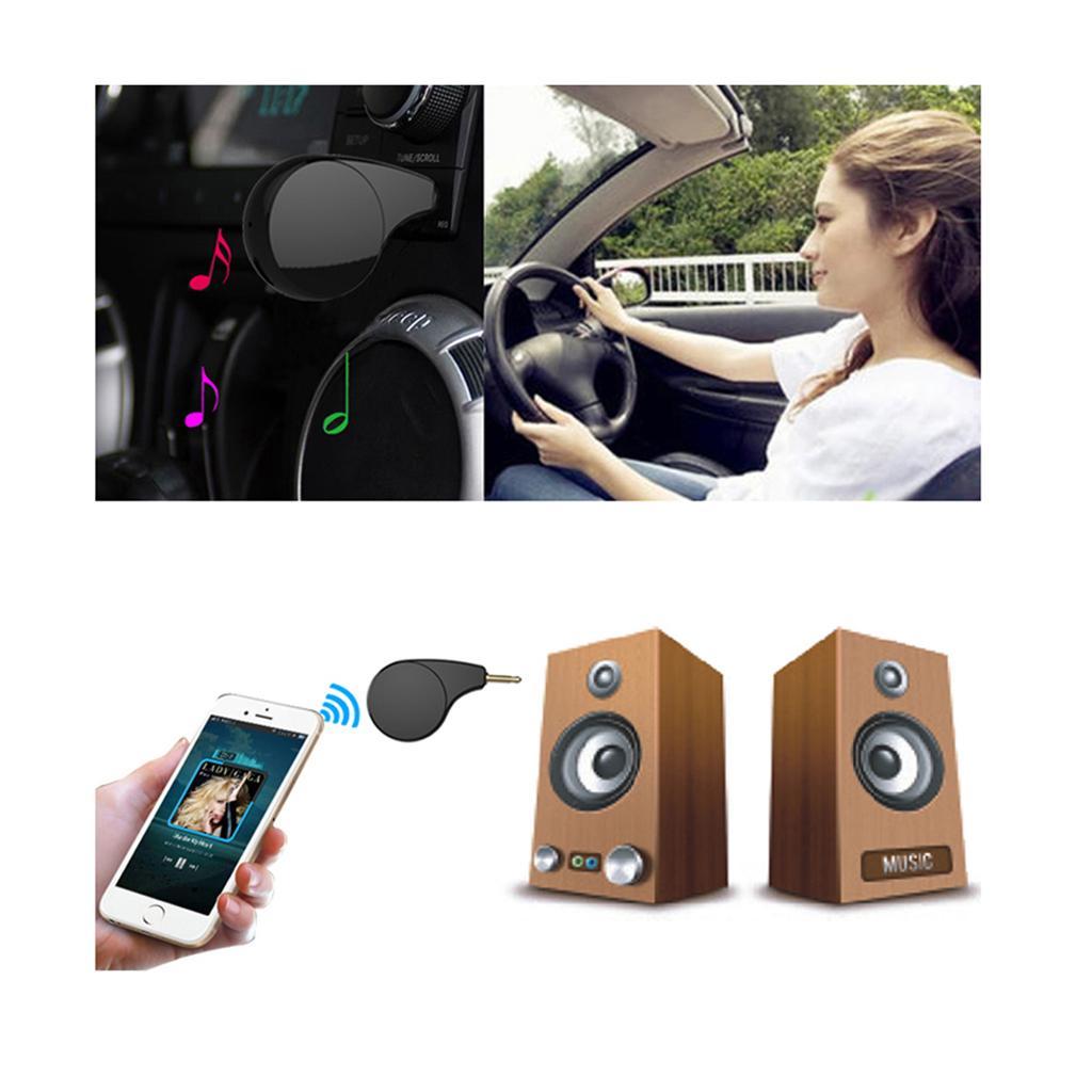 Mini AUX Car Bluetooth 4.2 Receiver Speaker Music Streaming Audio Adapter