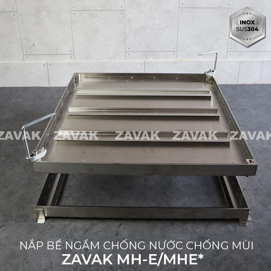 Nắp bể ngầm Zavak Inox 304. MHE 500x500
