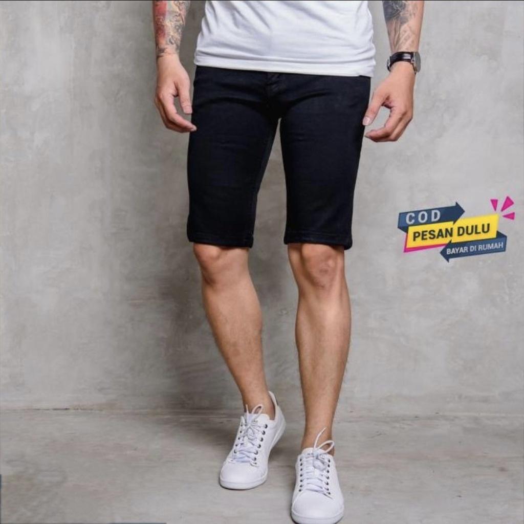 Quần short nam chất jean cotton bền đẹp, quần đùi nam co dãn thoáng mát Dainganstore