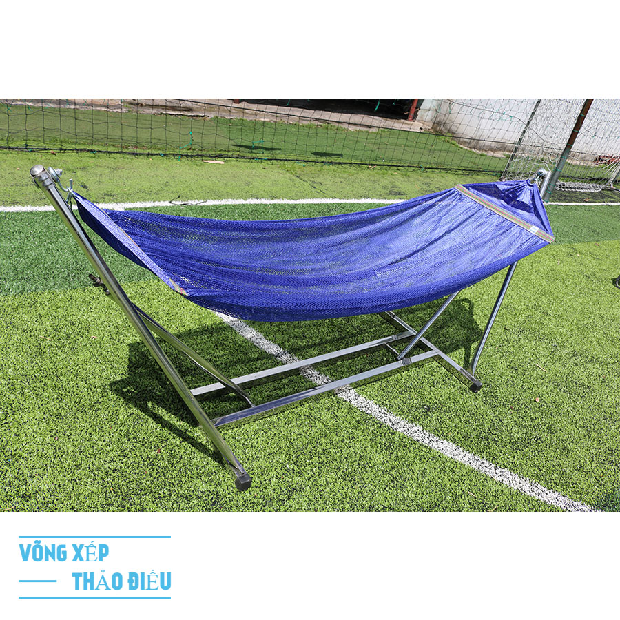 Khung võng vuông inox 100% cao cấp thương hiệu Võng Xếp Thảo Điều - kv5