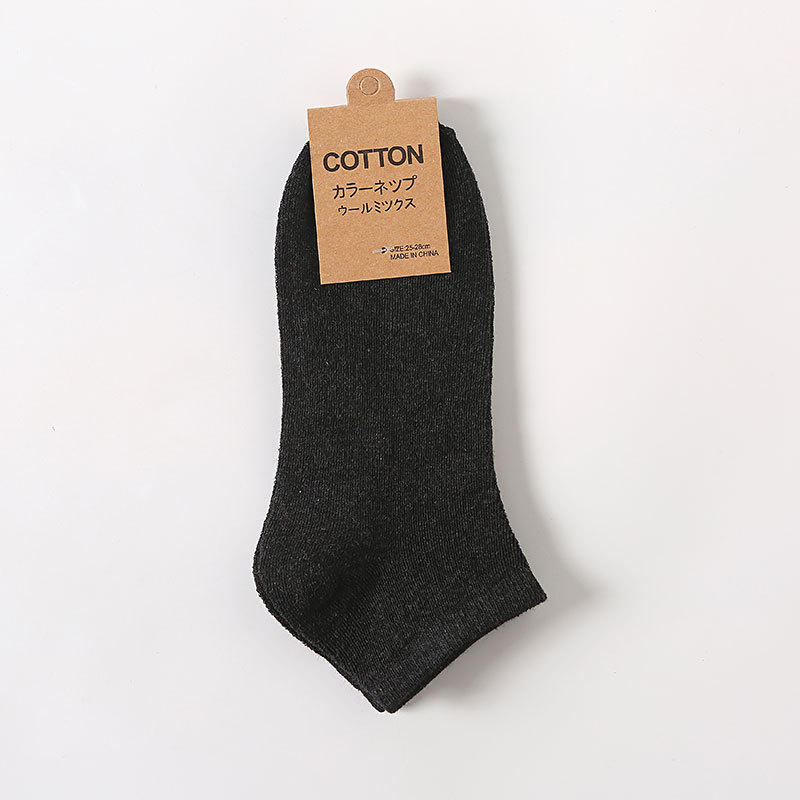 Combo 10 Đôi Tất Nam Cổ Ngắn, Tất Nữ Cổ Ngắn, Nhiều Màu Sắc, Chất Liệu Cotton, Hàng Nhập Khẩu