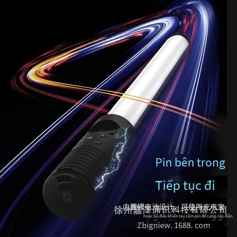 Phong cách mới nhất cầm tay rgb lấp đầy ánh sáng màu ánh sáng trực tiếp chụp ảnh đèn led chụp ảnh trong nhà internet người nổi tiếng mỏ neo chiếu sáng selfie tại nhà