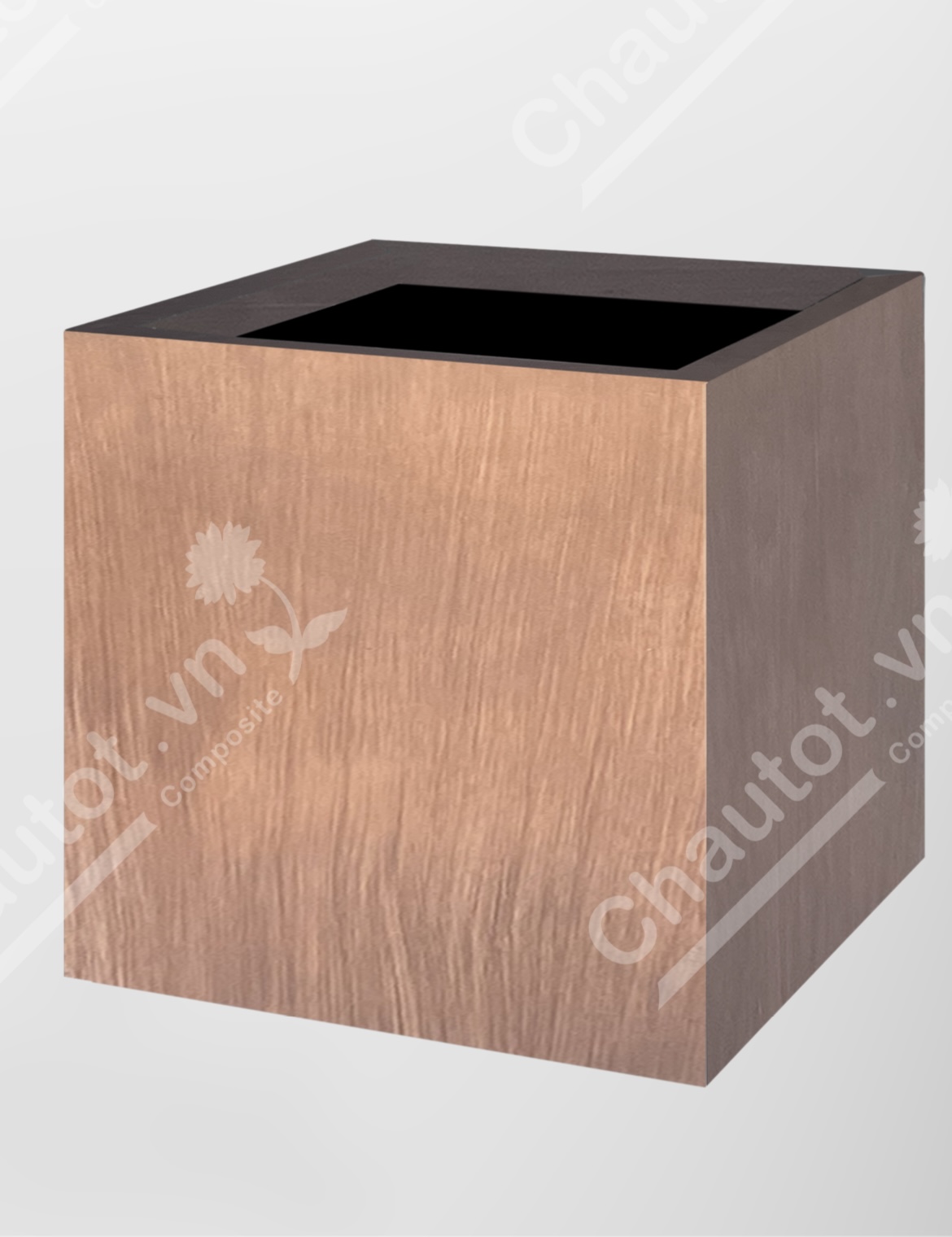 Châụ Composite Vuông 60x60cm |MÀU ĐEN | CT2011B-BAOBINH