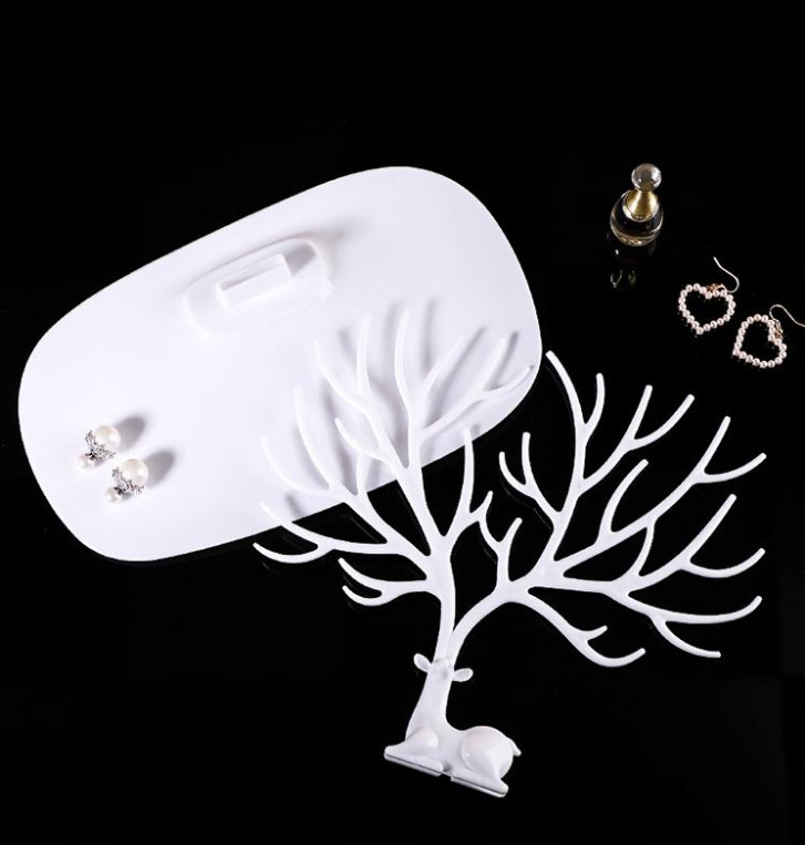 Cây treo trang sức nhiều nhánh trang trí decor độc đáo tặng kèm 1 dây cột tóc hoa mặt trời- màu sắc giao ngẫu nhiên
