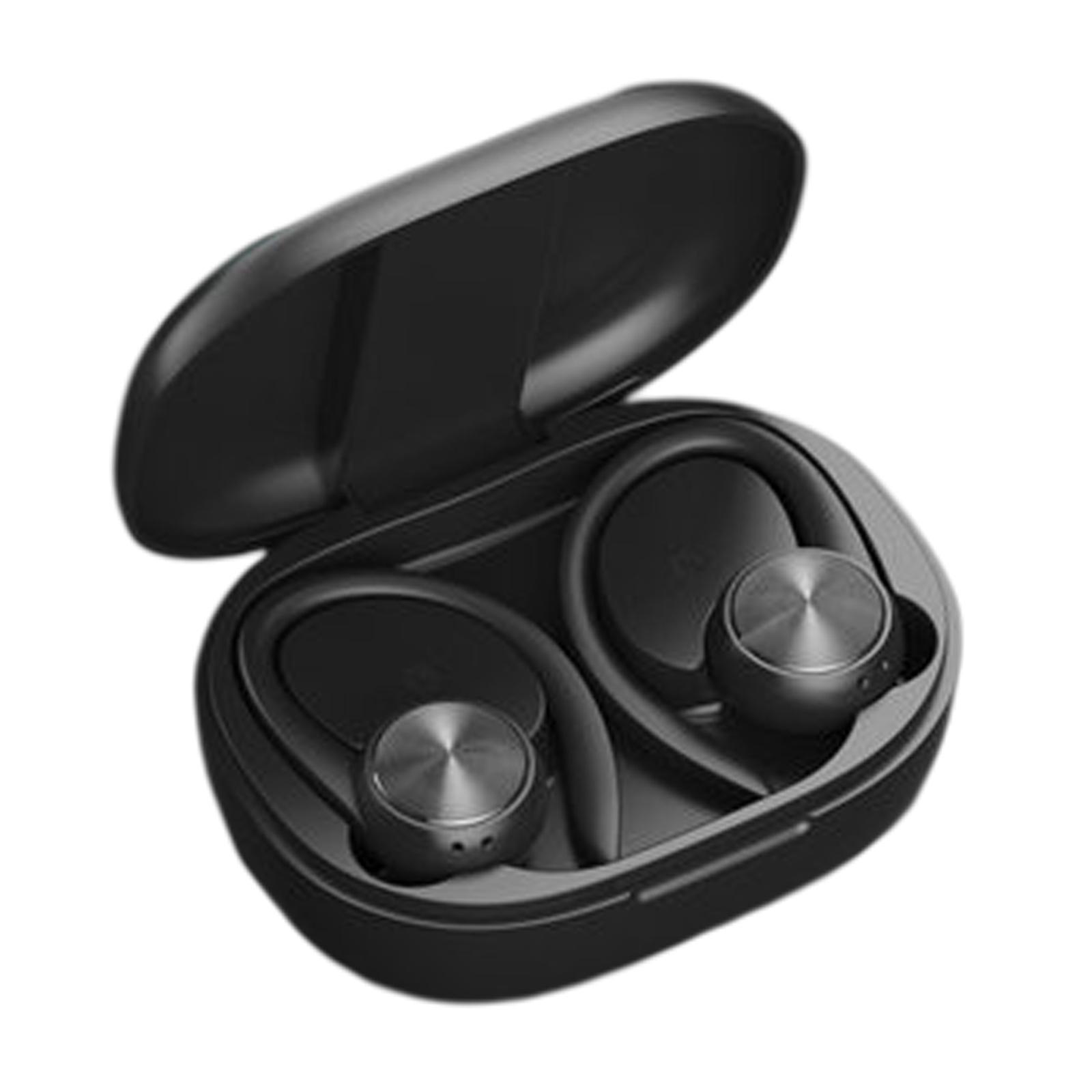 Ear-Hook Bluetooth 5.0 Earpiece for Driving LED Battery Display Black