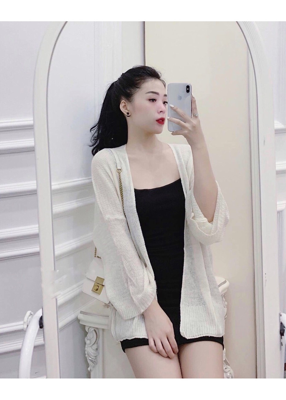 Áo Khoác Cardigan Len Dệt Mỏng AL121