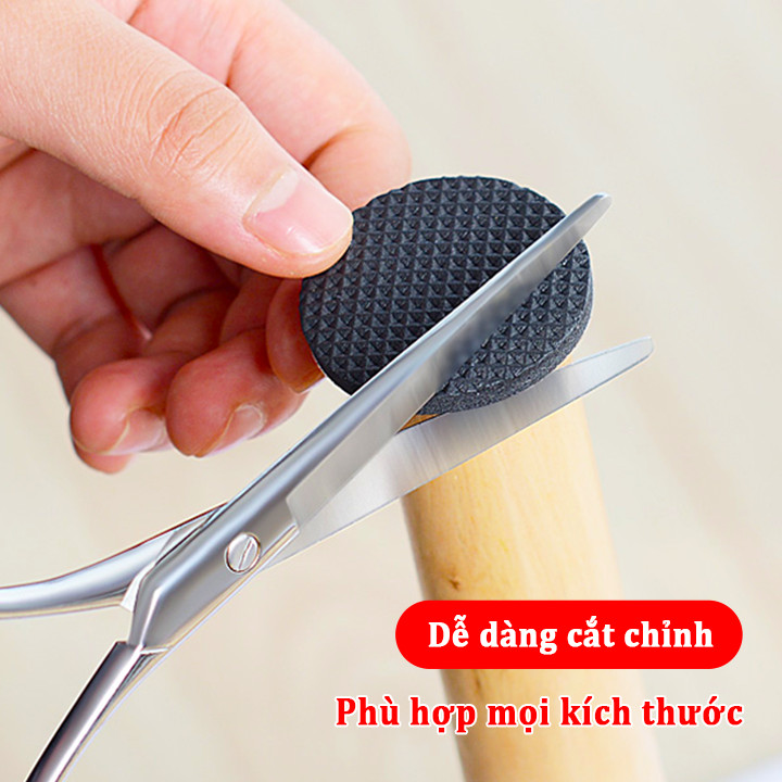 Miếng dán lót chân bàn, ghế, giường, tủ chống trơn trượt và trầy xước - Moonuji