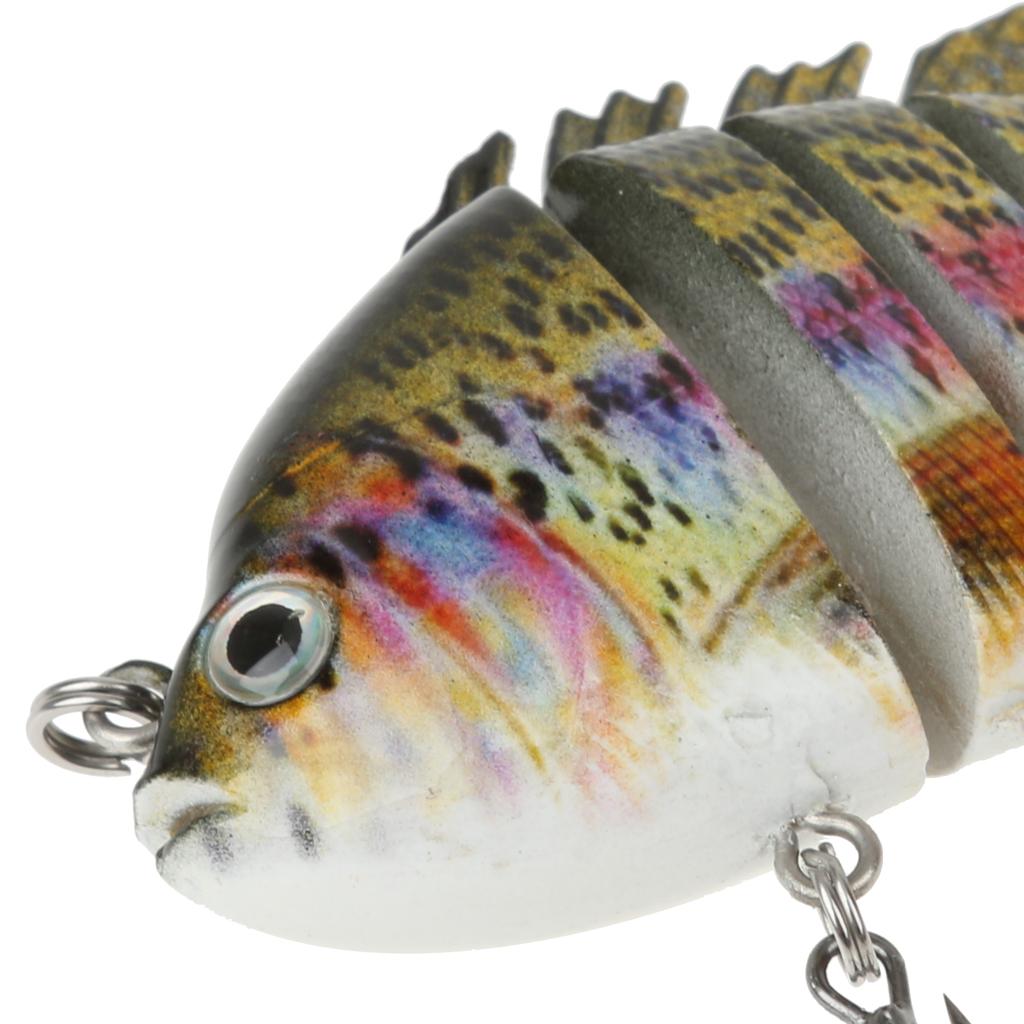 3.5inch Fishing Lure Multi Jointed  Swimbait Life Like Sinking Bass Bait