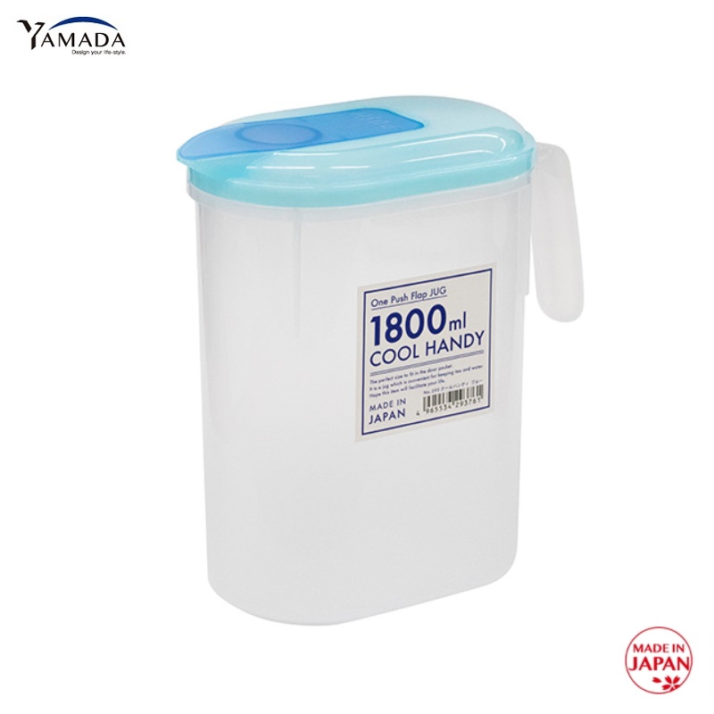 Bình nước nắp bật Yamada 1800ml - Hàng nội địa Nhật Bản |# Made in Japan