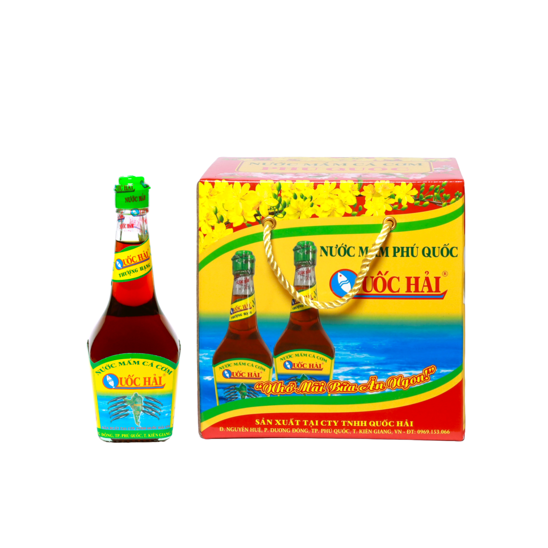 Nước mắm Phú Quốc - Quốc Hải Thượng Hạng - Hộp 6 chai 220ml